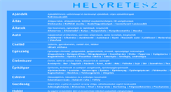 Desktop Screenshot of helyretesz.hu